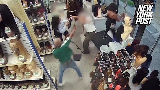شاهد .. اغرب سرقة من شاب برفقة فتاتين