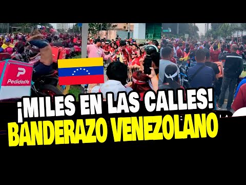 PERÚ VS VENEZUELA: BANDERAZO VENEZOLANO EN EL HOTEL DE LA VINOTINTO