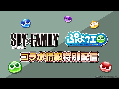 ぷよクエ『SPY×FAMILY』コラボ情報特別配信(2024.8.24)