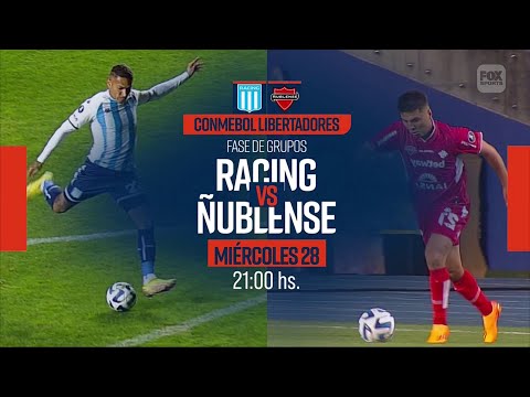 Racing VS. Nublense - Copa CONMEBOL Libertadores 2023 - Fase de Grupos - FOX Sports PROMO