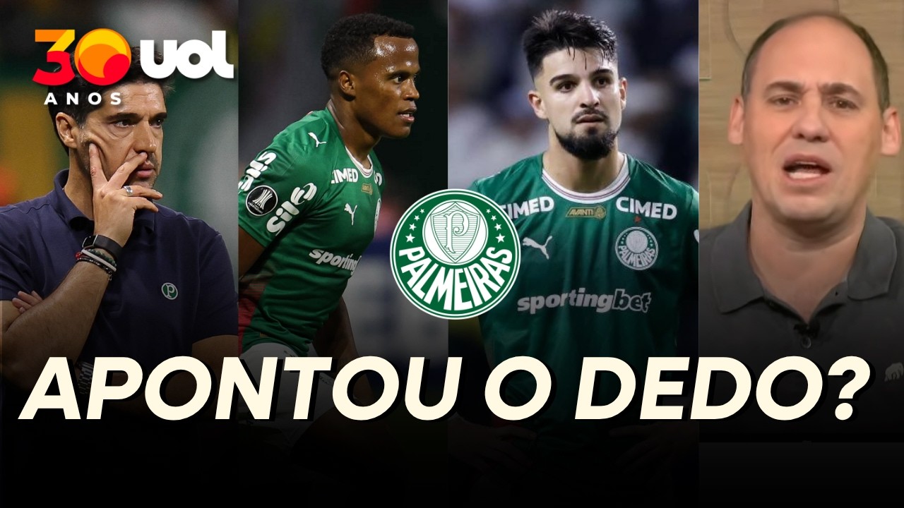 ABEL FERREIRA CLARAMENTE APONTOU O DEDO PARA OS JOGADORES NA DERROTA, DIZ JULIO GOMES