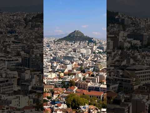 Beautiful View Of Athens From The Acropolis!❤️ #travel  #acropolis  #athens  #greece