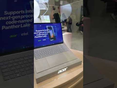 Panther Lake inside the Acer Swift 16 Air #laptop
