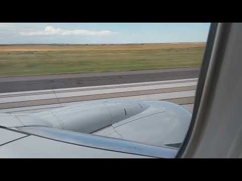 American 737-800 takeoff from Denver.