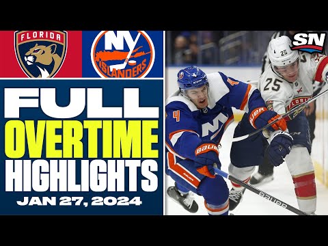 Florida Panthers at New York Islanders | FULL Overtime Highlights - January 27, 2024