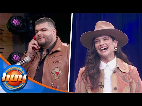 Natalia Jiménez y Max Peraza se divirtieron como niños al jugar con los conductores de Hoy