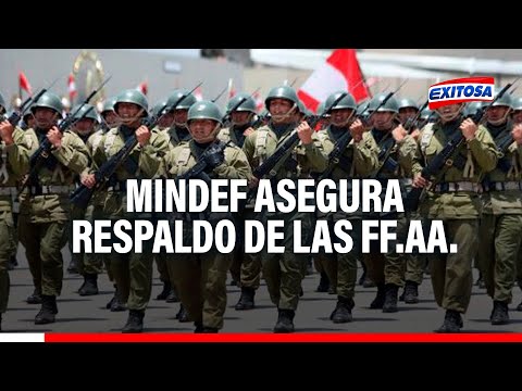 Ministro de Defensa asegura respaldo de las FF.AA. ante crisis política