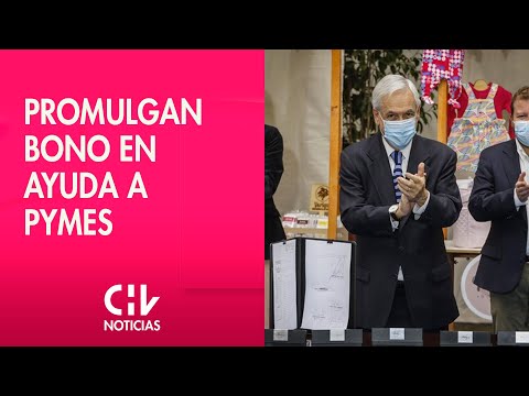 Presidente Piñera promulga el bono de ayuda para pymes