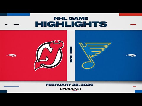 NHL Highlights | Devils vs. Blues - February 28, 2026