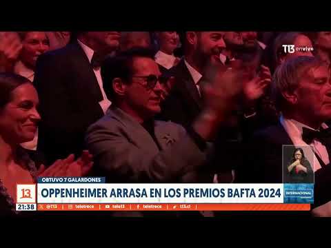 Oppenheimer arrasa en los premios Bafta 2024