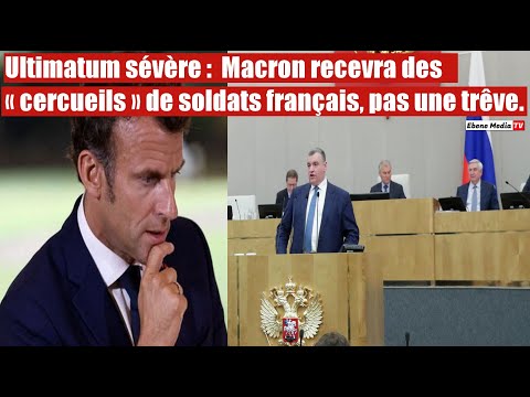 Macron recevra des «cercueils»: le sénat russe envoie un message à macron