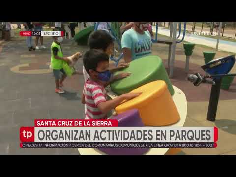 Alcaldía y la Policía organizan actividades en parques de Santa Cruz