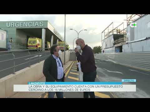 Obras de ampliacio?n en el hospital de Lanzarote