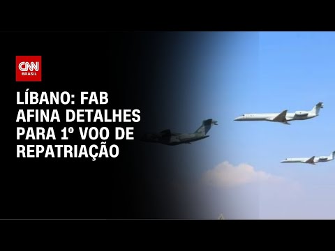 Líbano: FAB afina detalhes para 1º voo de repatriação | CNN NOVO DIA