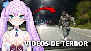 Kyria REACCIONA a VIDEOS DE TERROR TAN MALDITOS QUE TE HARAN ESTREMECE