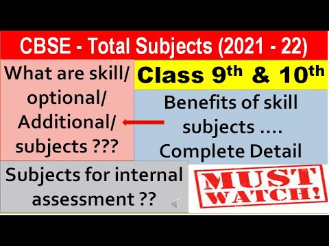 CBSE OFFERS 9 SUBJECTS TO CLASS IX AND X STUDENTS |SKILL ELECTIVE COURSES |IX AND X |