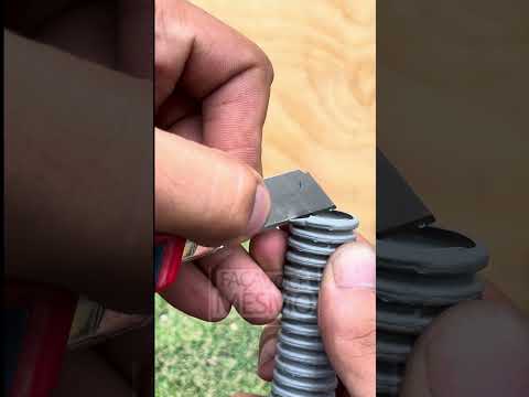 Pedreiro mostrou a melhor maneira de conseguir unir conduíte #ObraSP #TécnicaEficiente #EconomiaObra