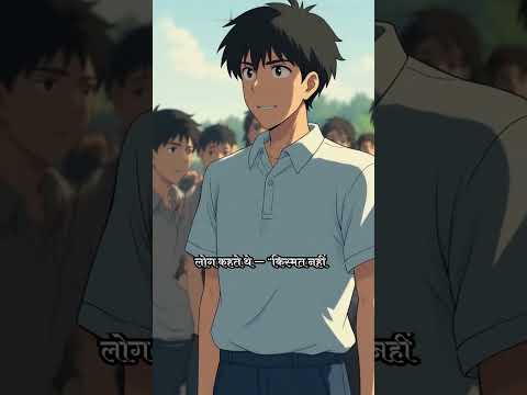 किस्मत नहीं, मेहनत लिखती है कहानी | Hindi Motivation 2025 | Emotional Short #mindsetmatters