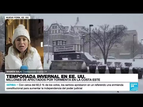 Informe desde Nueva York: millones de personas bajo alerta invernal por fuerte tormenta