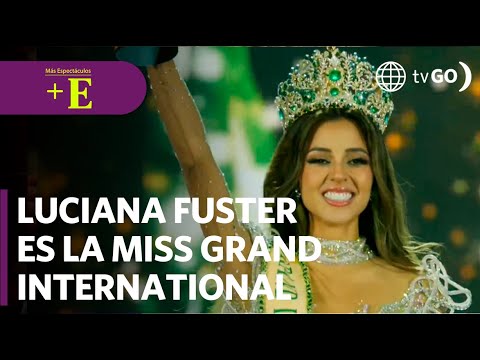 Luciana Fuster ganó el Miss Grand International | Más Espectáculos (HOY)