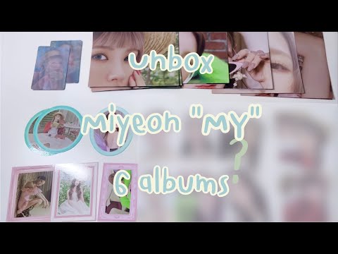 Muty Unboxing6miyeonMYalbumsแกะบั้มมิยอน6บั้มมมม🧤💍✨muty