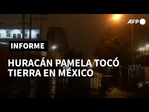 Huracán Pamela toca tierra en la costa Pacífico de México | AFP