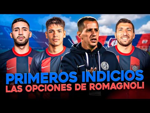 SAN LORENZO - PIPI ROMAGNOLI PROBÓ CON CINCO CAMBIOS EN EL CICLÓN - LA GUERRA CON CHIQUI TAPIA