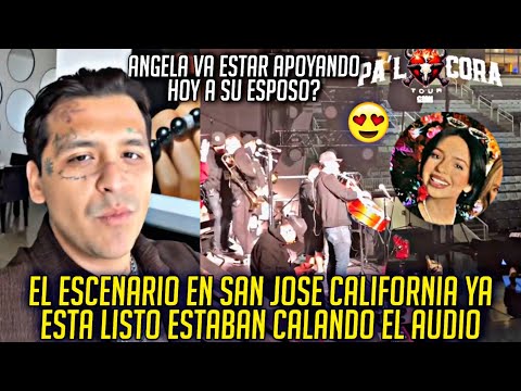 CHRISTIAN YA ESTA LISTO PARA SU CONCIERTO EN SAN JOSE CAL SU ESPOSA ANGELA ESTARA APOYANDOLO?