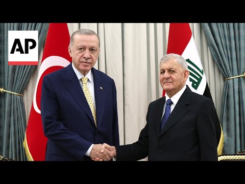 Turkey's Erdogan meets with Iraqi counterpart Rashid on first state visit in decade