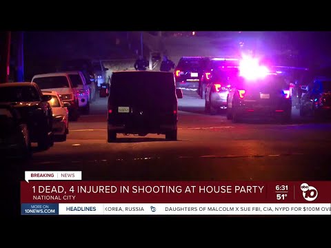 Police: fatal shooting at a house party