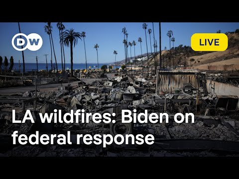 Watch live: President Biden's briefing on federal government's LA wildfires response | DW News