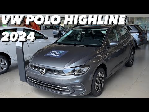 VW Polo Highline 170 TSI 2024 - Linha 2024 do Polo em detalhes!! (4K)
