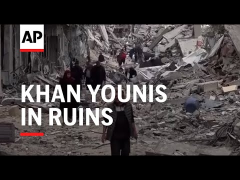 'The city is useless': Palestinians find Khan Younis in ruins after Israeli withdrawal