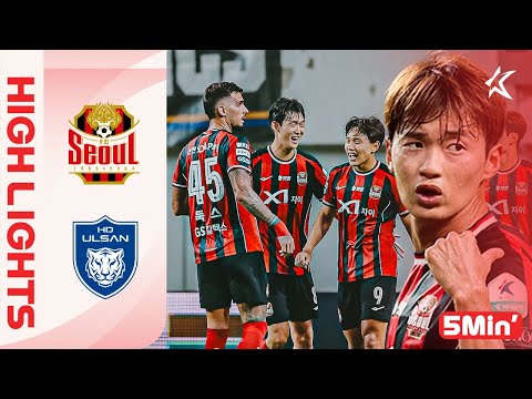 [ENG] K LEAGUE 1 R27 FC Seoul vs Ulsan 5Min H/L