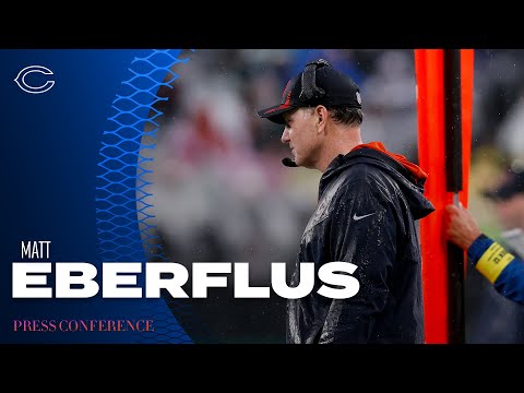 Matt Eberflus on Justin Fields' status for Sunday | Chicago Bears video clip
