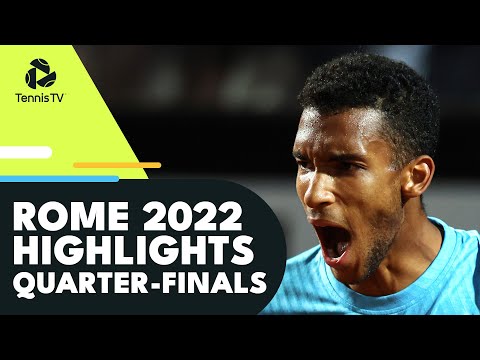 Tennis 🎾 Djokovic In Gladiator Mode; Zverev, Tsitsipas, Ruud Eye Semis | Rome 2022 Quarter-Final Highlights