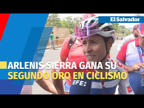 Arlenis Sierra logra su segundo oro en el ciclismo de San Salvador en un final de infarto