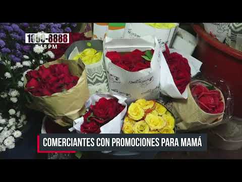 Comerciantes con muchas promociones para mamá en Masaya - Nicaragua