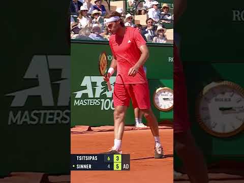 INSANE Sinner vs Tsitsipas Game 🤯