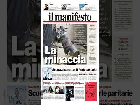 Prime Pagine Quotidiani di Oggi - mercoledì, 27 agosto 2025 #video #italia #notizie