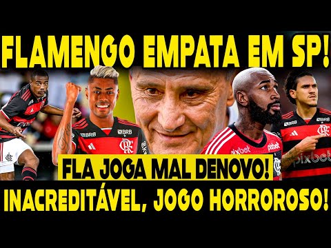 INACREDITÁVEL! FLAMENGO PREJUDICADO PELA ARBITRAGEM E PELA ATUAÇÃO!