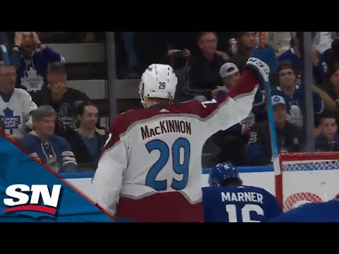Nathan MacKinnon Caps Off The HUGE Comeback vs. Maple Leafs