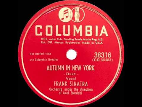 1947 Frank Sinatra - Autumn In New York