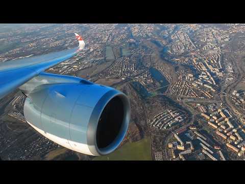 Swiss A350-900 - Morning Landing into Prague with Iconic City View