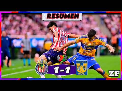 ✅ASI FUE EL EMPATE DE CHIVAS ANTE TIGRES LIGA MX 🏆 JORNADA 12 APERTURA 2026