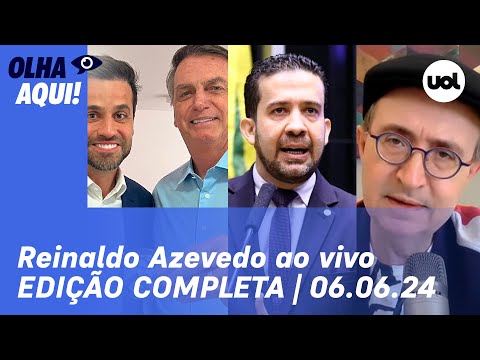 Reinaldo Azevedo ao vivo: Boulos x Marçal, caso Janones, recaptura de presos do 8/1, delações e+