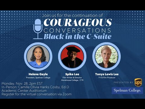 Spelman College Courageous Conversations with Spike Lee and Tonya Lewis Lee