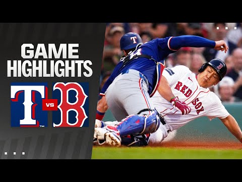 Rangers vs. Red Sox Game Highlights (8/13/24) | MLB Highlights