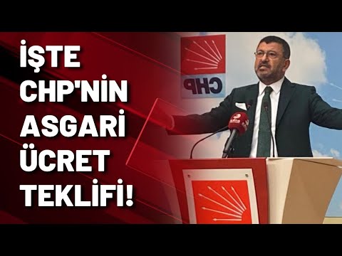 CHP ASGARİ ÜCRET TEKLİFİNİ AÇIKLADI!