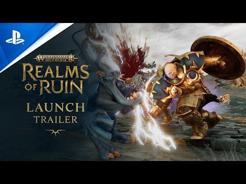 Warhammer Age of Sigmar: Realms of Ruin - Launch Trailer | PS5 Games